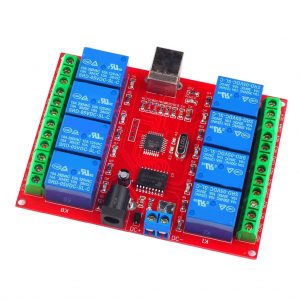 Red USB Relay Board
